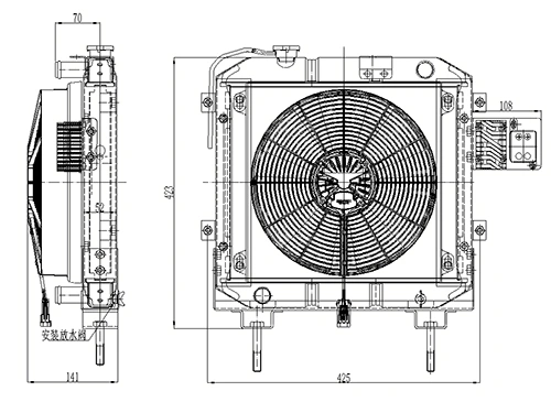  Pure electric vehicle cooling system