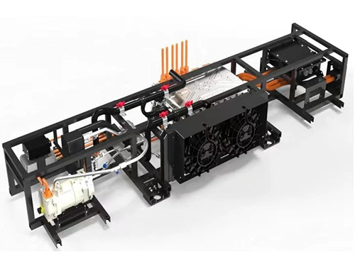 Integrated Vehicle Thermal Management System (Battery + Cabin HVAC + Electronic Control)