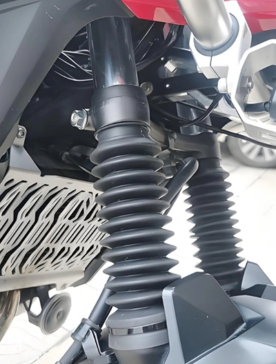 Motorcycle shock absorber dust boots