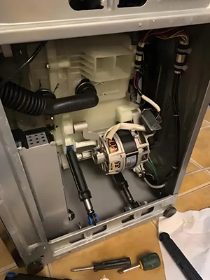 Washing machine vibration dampers