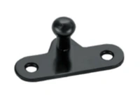 Triangular ball stud mounting bracket (black finish)