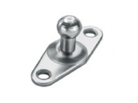 Offset triangular ball stud bracket