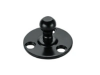 Circular ball stud bracket (black finish)