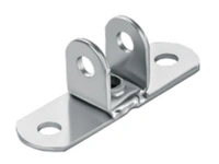 Clevis bracket with two-hole base plate