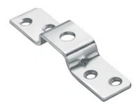 Bent two-hole mounting bracket