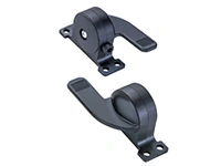 Lever gas spring release head